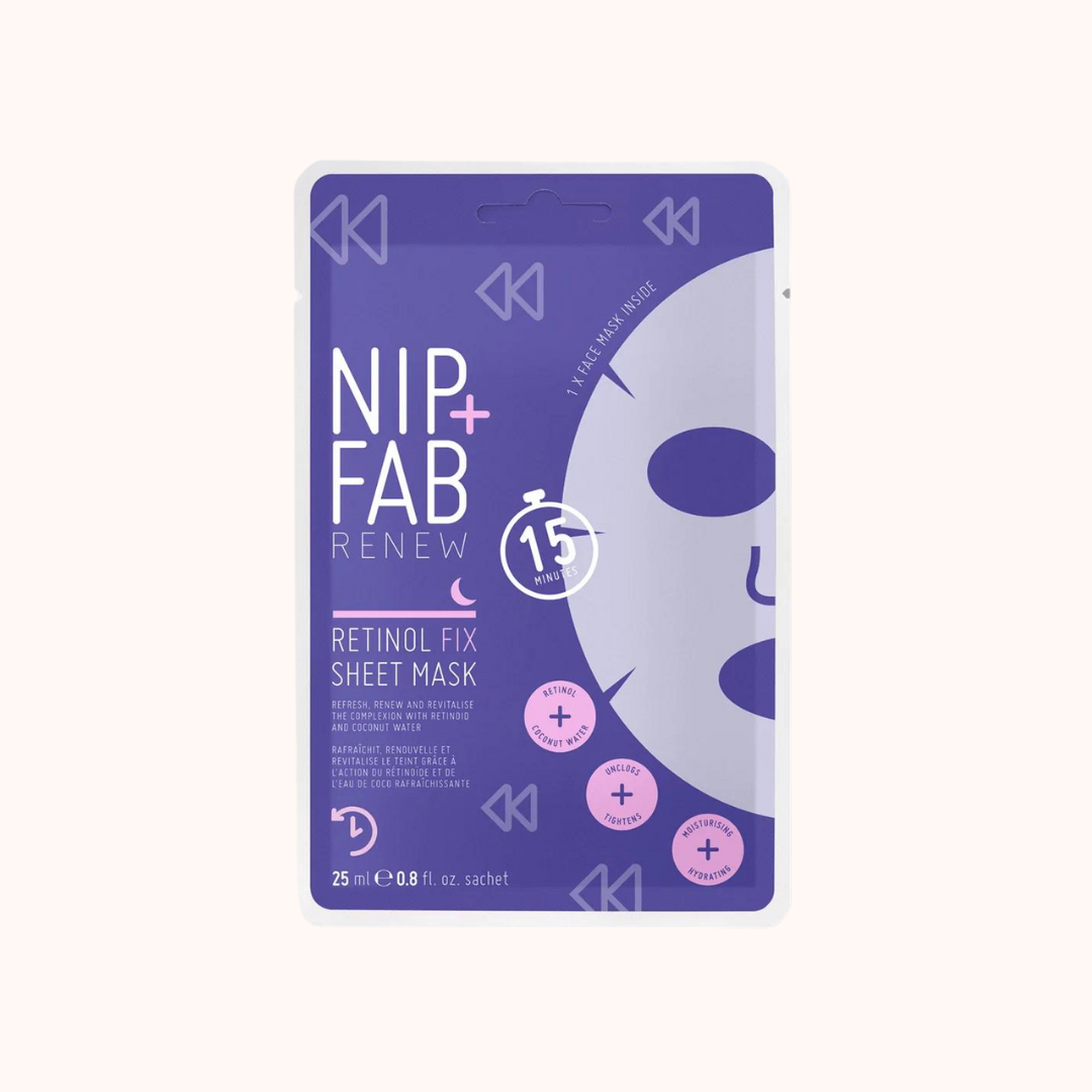 NIP+FAB Retinol Sheet Mask 23ml- kangasnaamio