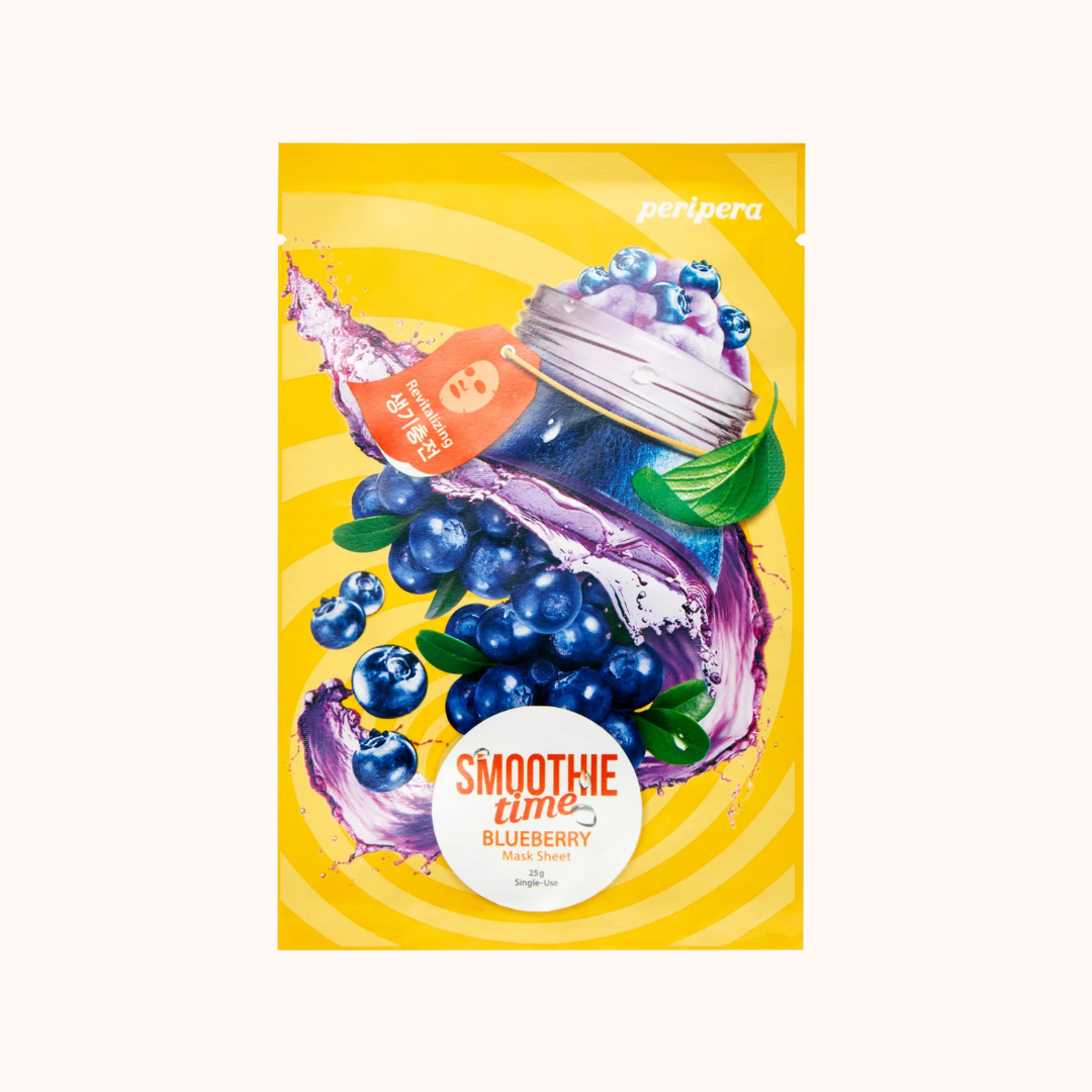 Peripera Smoothie Time Mask Sheet Blueberry Revitalizing