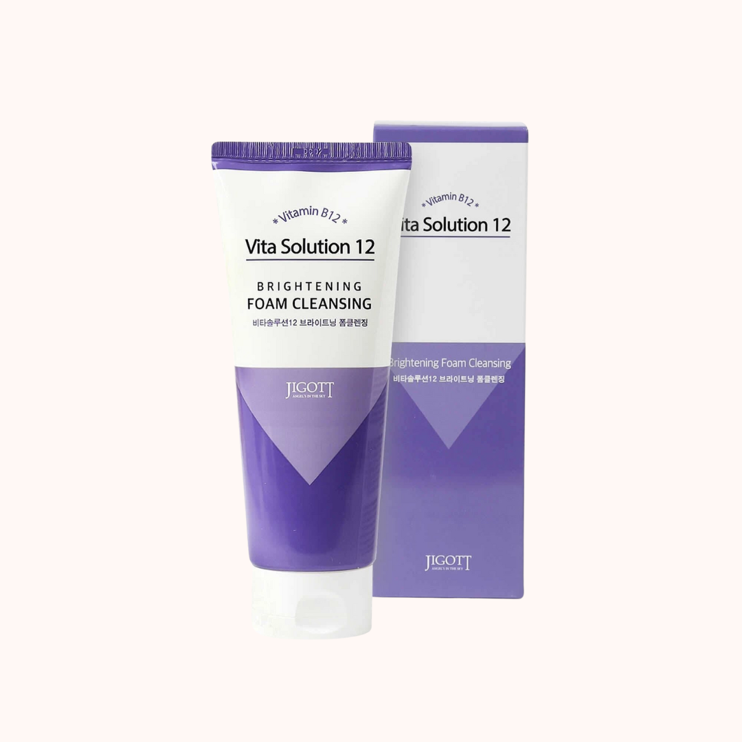 Jigott Vita Solution 12 Brightening Foam Cleansing 180ml