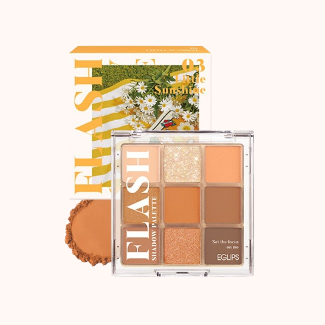 Eglips Flash Shadow Palette Matte, Shimmery&Glitter