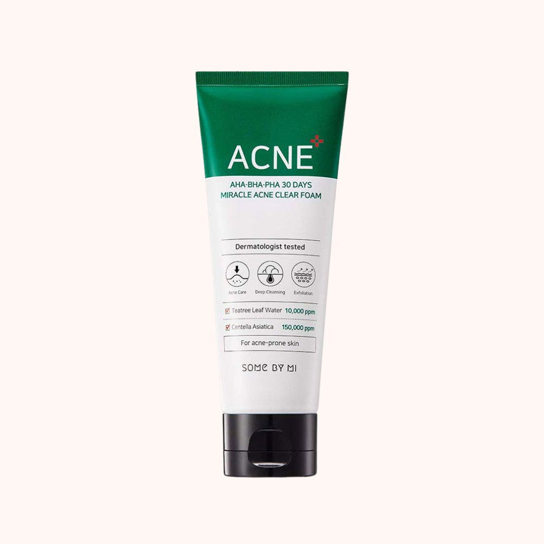 Some By Mi AHA BHA PHA 30 Days Miracle Acne Clear  Foam 100ml