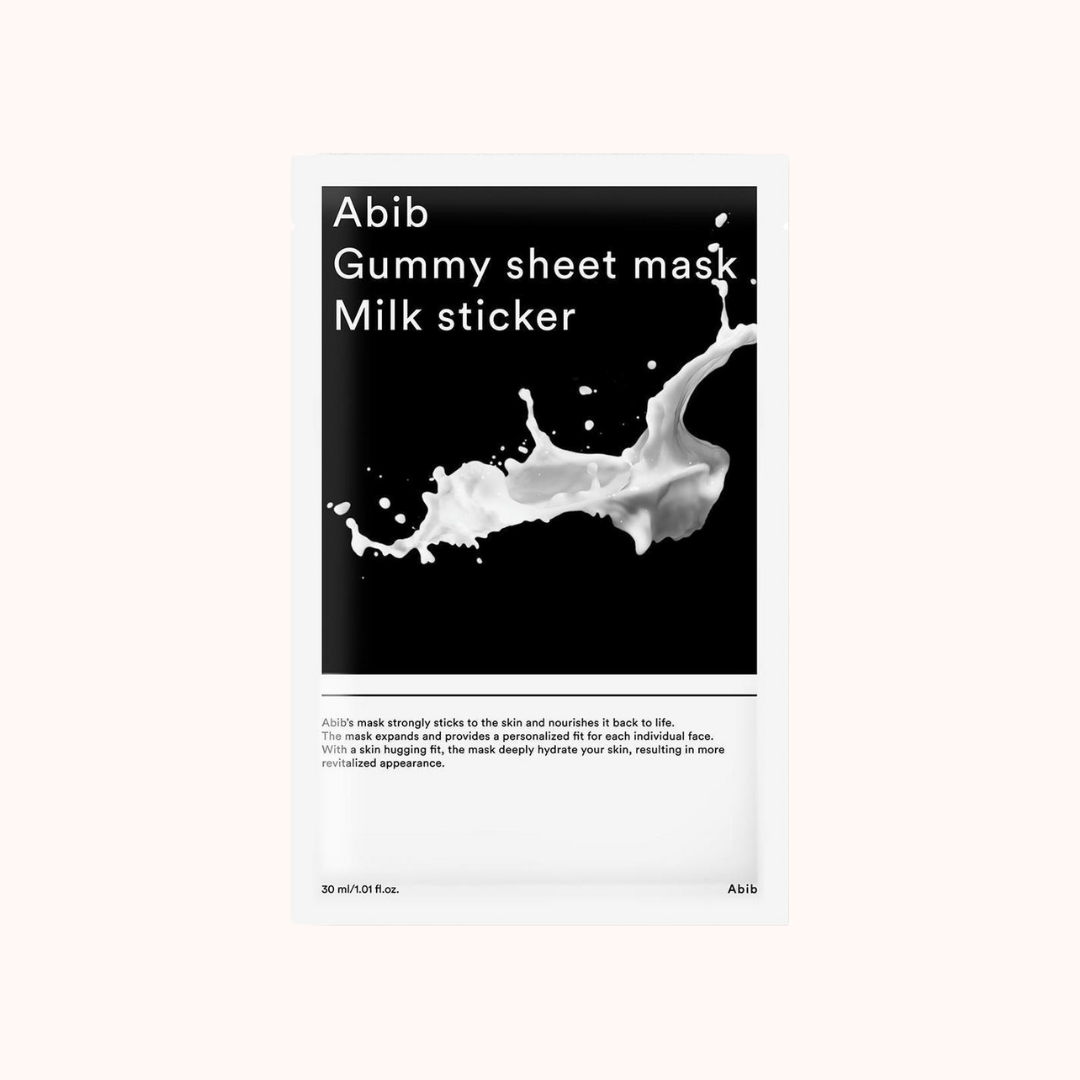Abib Gummy Hydration Sheet Mask Milk Sticker 23ml