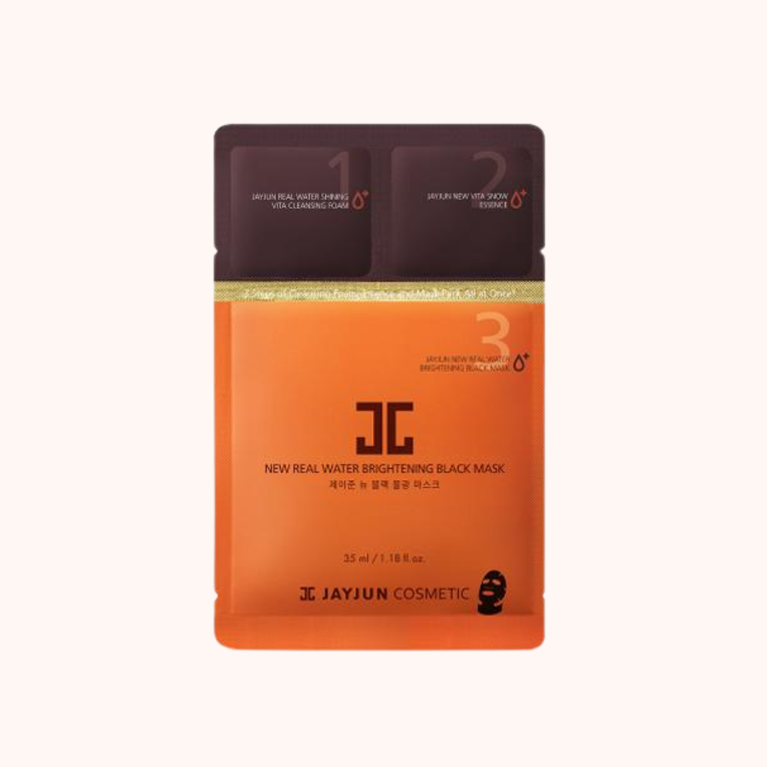 JayJun Real Water Brightening Black Mask