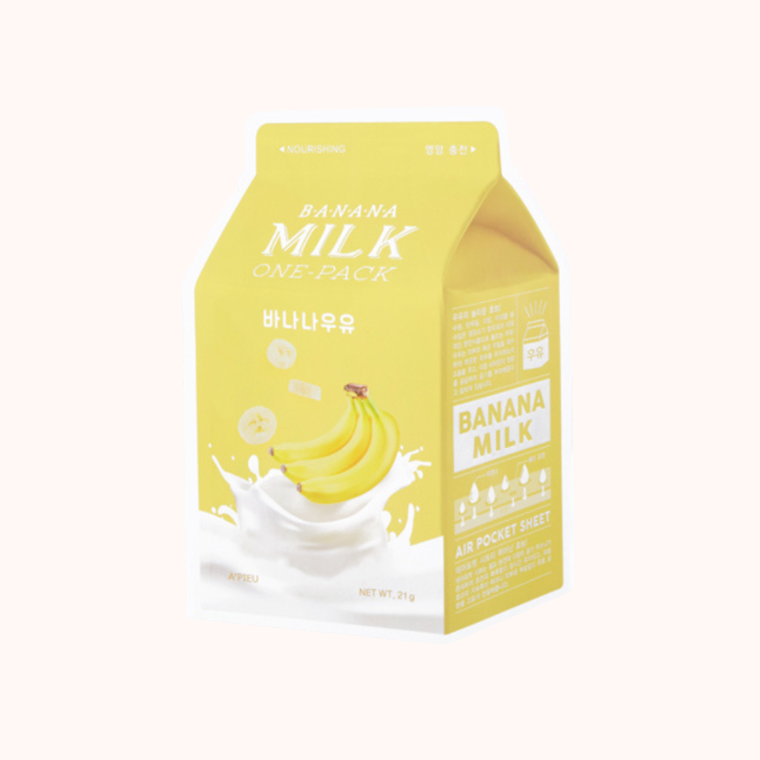 A'Pieu Milk One Pack Banana Sheet Mask 30ml