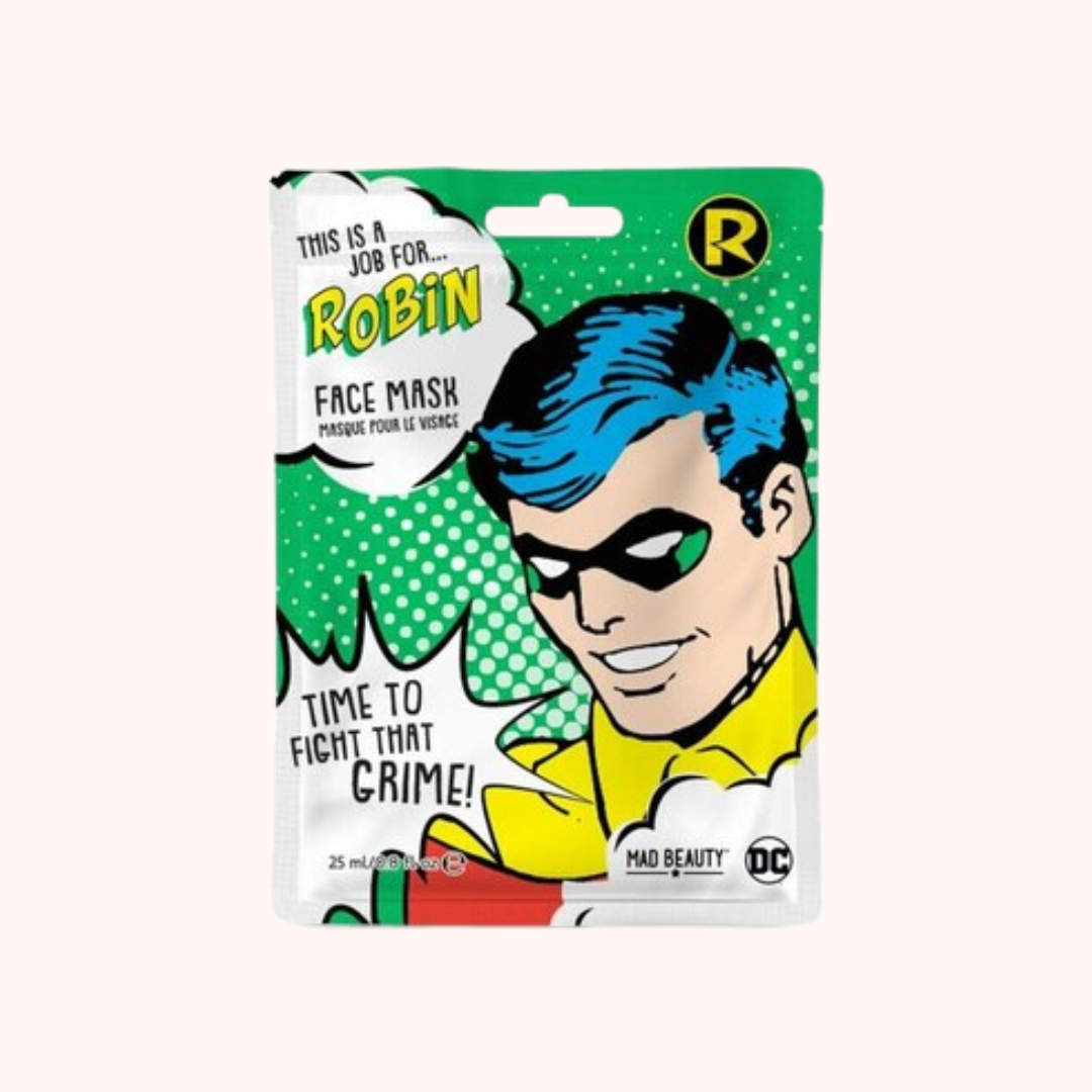 Mad Beauty DC Robin Face Sheet Mask - Cucumber 25ml