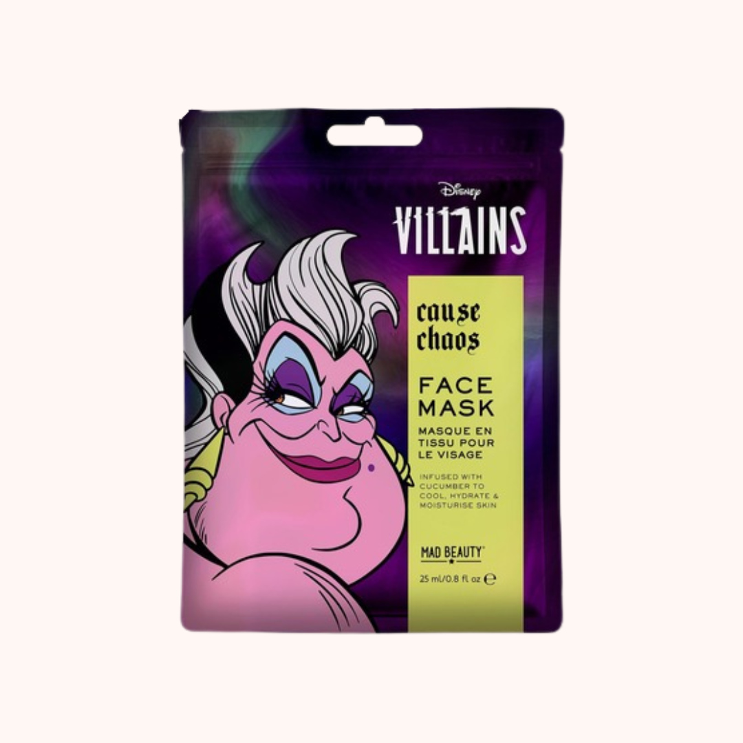 Mad Beauty Pop Villains Ursula Face Mask