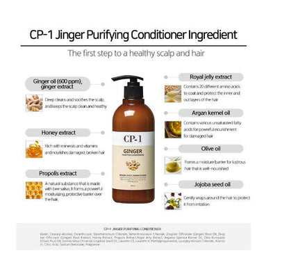 CP-1 Esthetic House Ginger Purifying - Hoitoaine vaurioituneille hiukselle.500ml