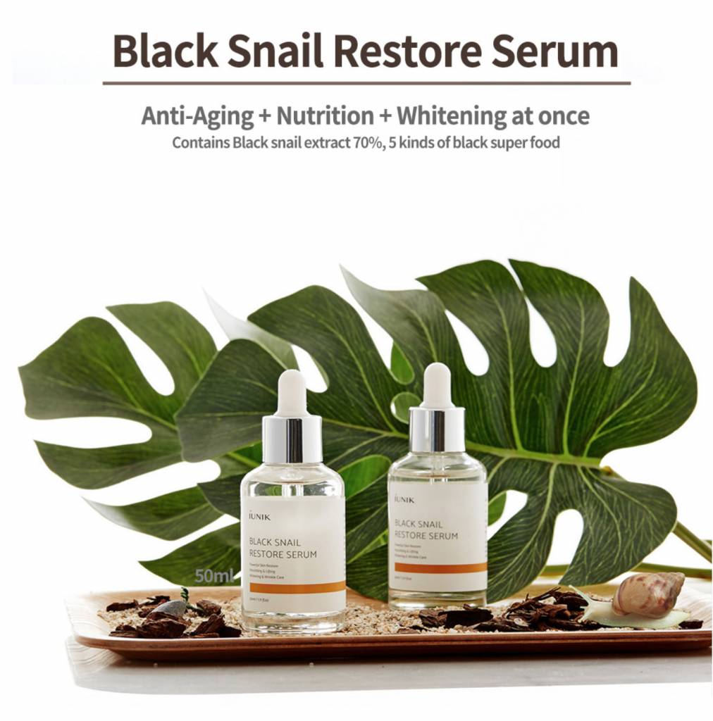 iUNIK Black Snail Restore Serum - Kosmos Beauty Lаb