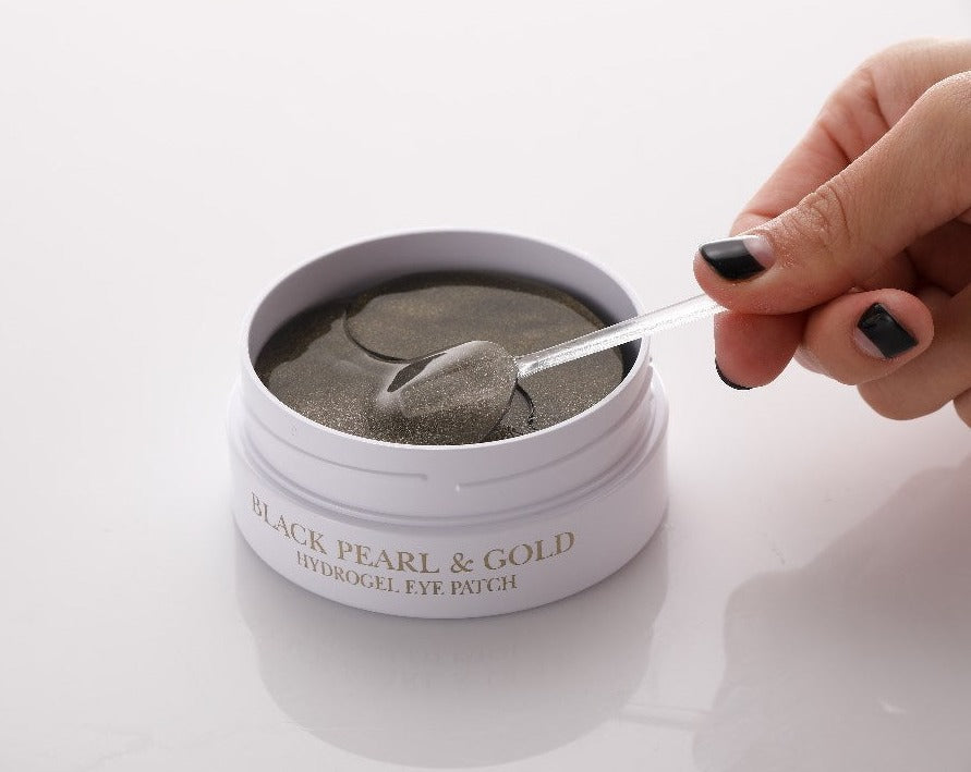 Petitfee Black Pearl & Gold Hydrogel Eye Patch 60pcs – kozmetikovo.sk